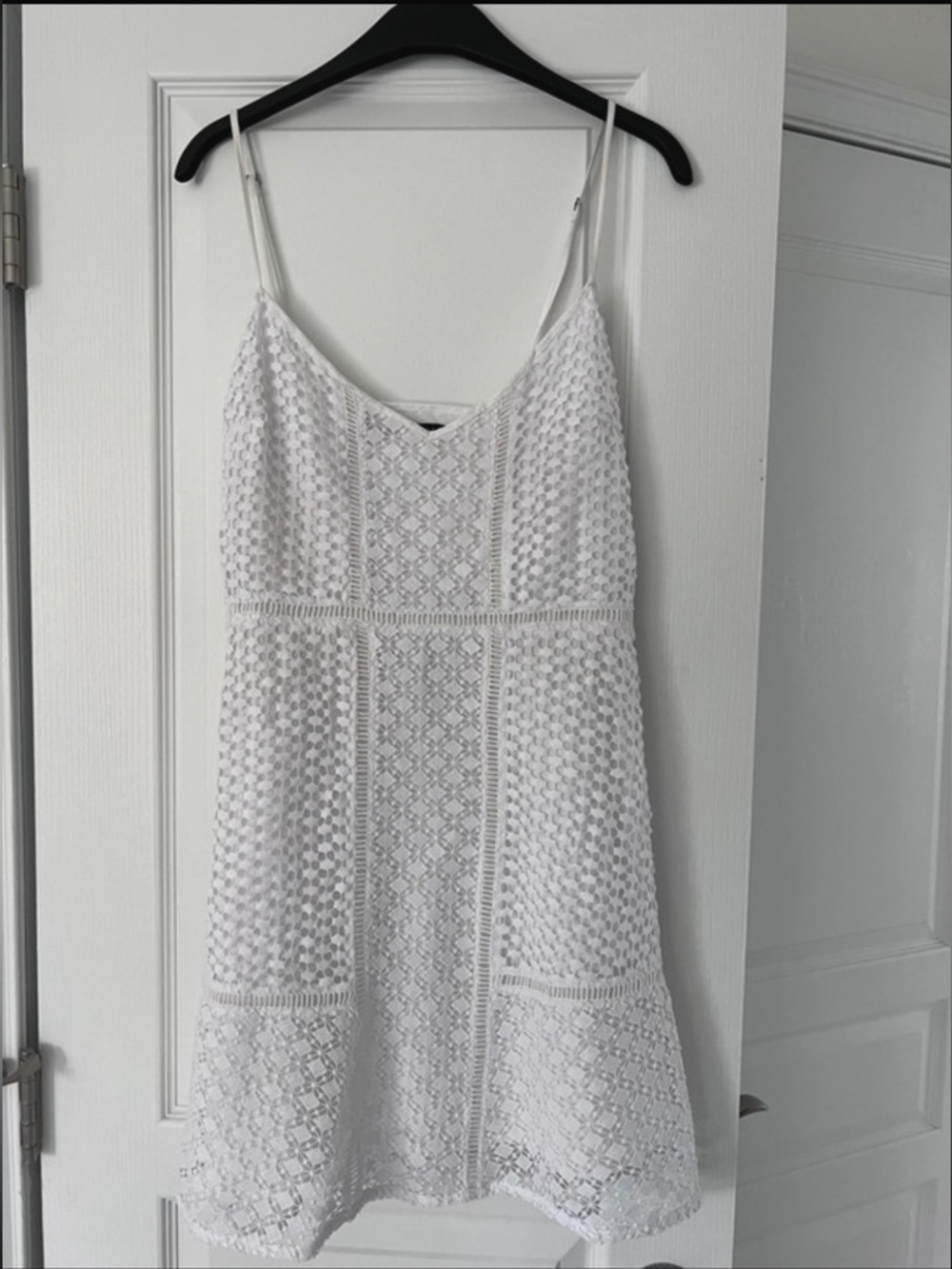 Abercrombie & Fitch White Lace Mini Dress